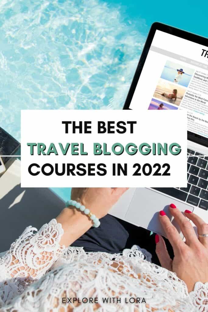 best travel blog courses pin