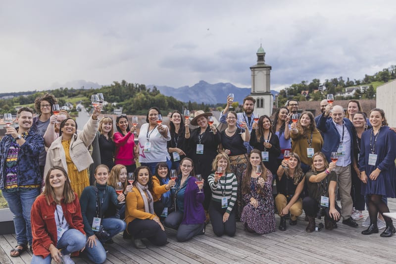 group of bloggers in austria