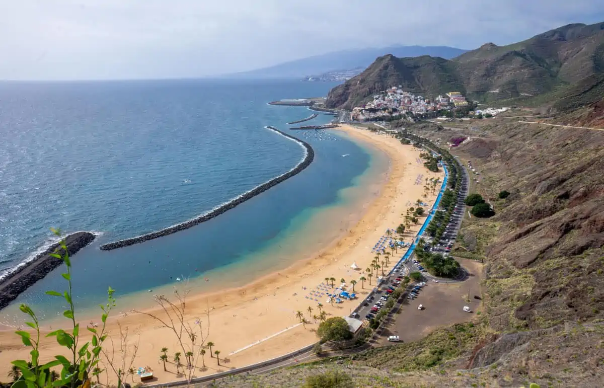 Las Teresitas Beach tenerife spain