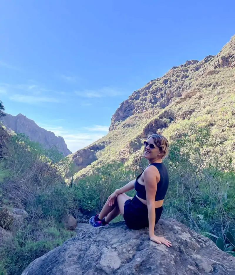 lora hiking Barranco del Infierno Gorge Walk in tenerife spain