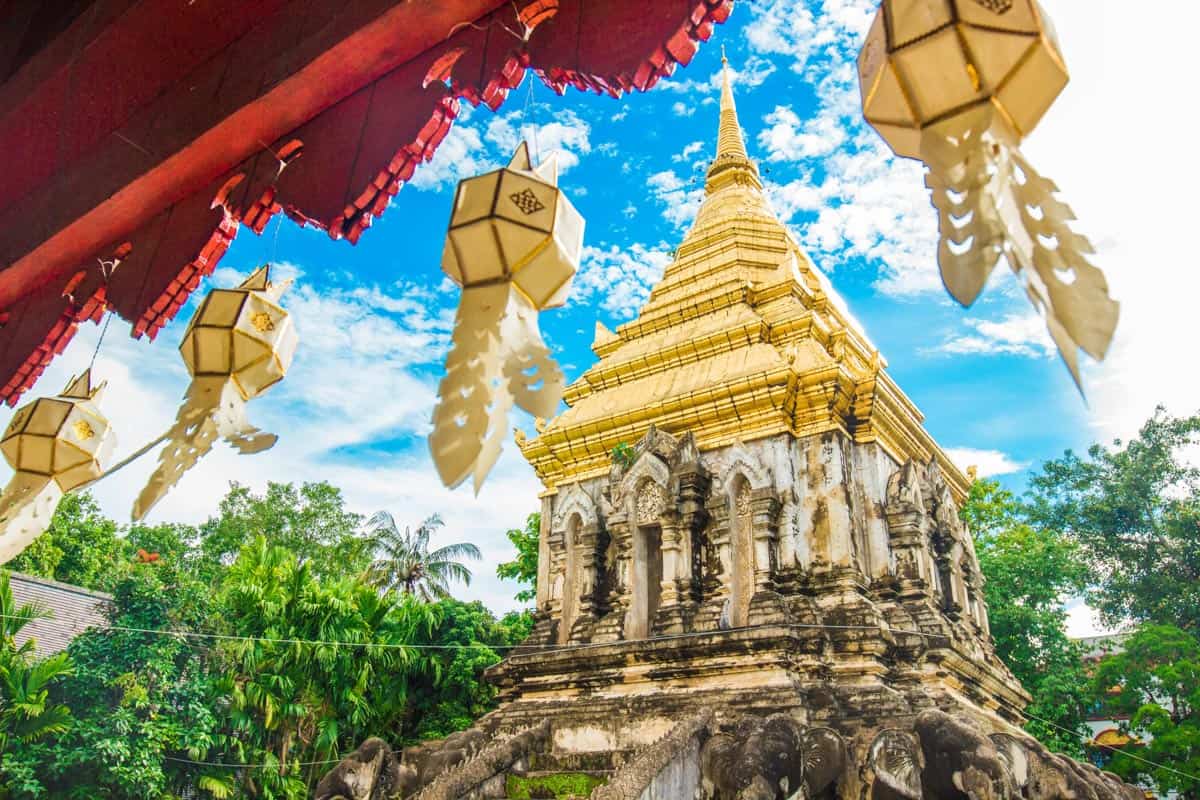 temple in chiang mai thaiand