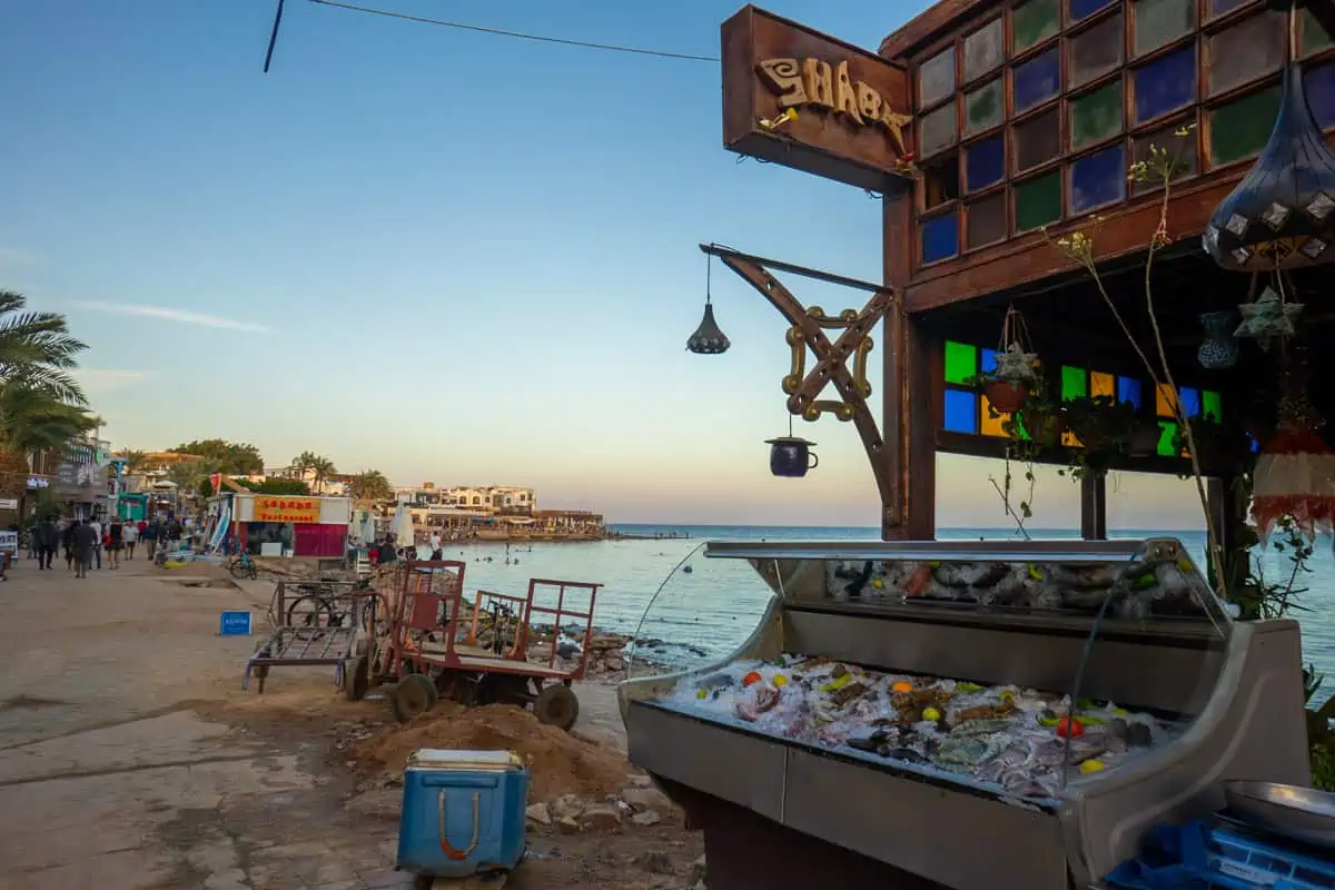 street in dahab egypt