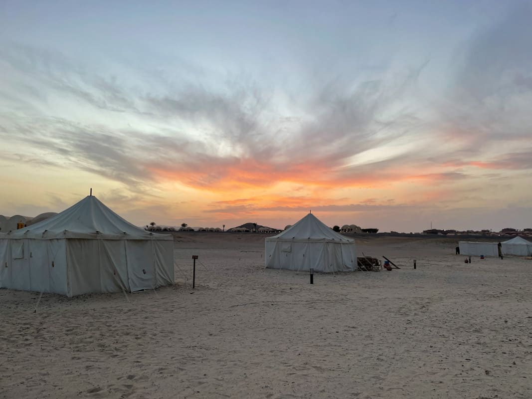 Tents at Marsa Shagra