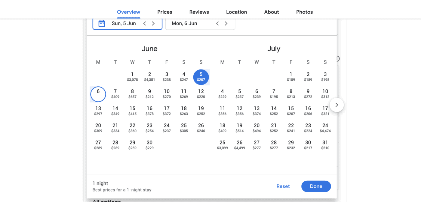 screenshot google calendar