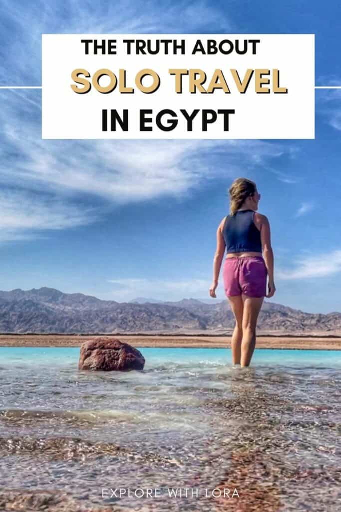 egypt solo female travel pin