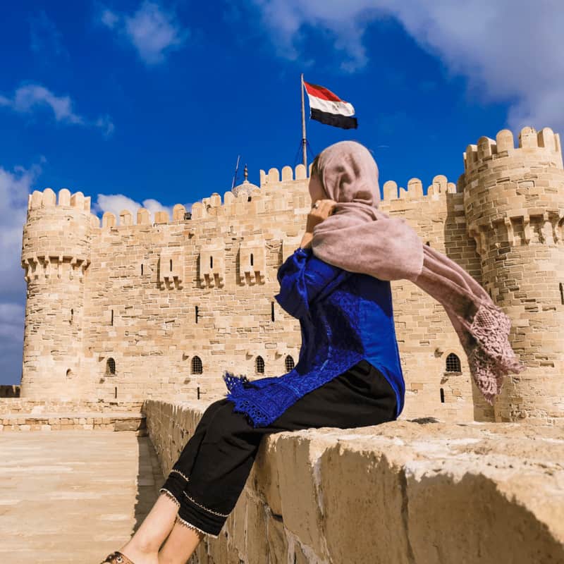 solo female traveler in egypt
