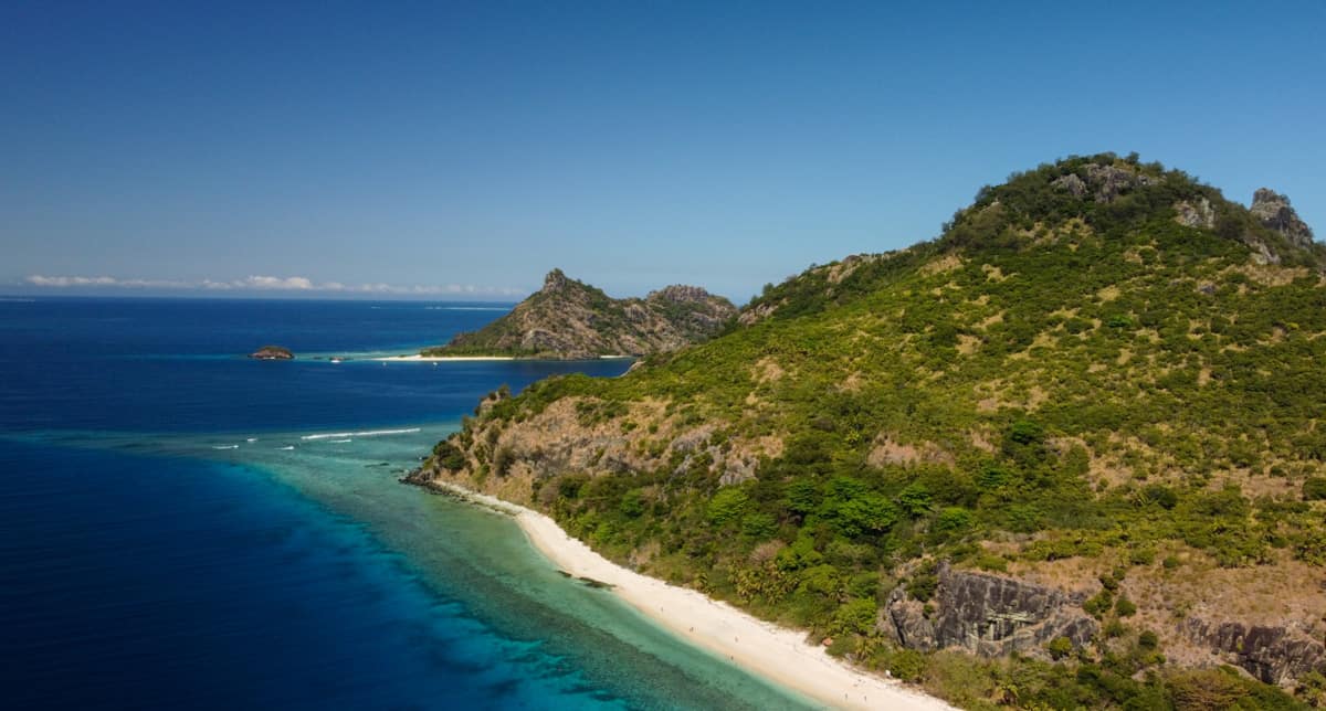 remote island in Fiji