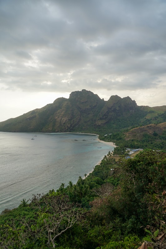 viewpoint of Fiji village