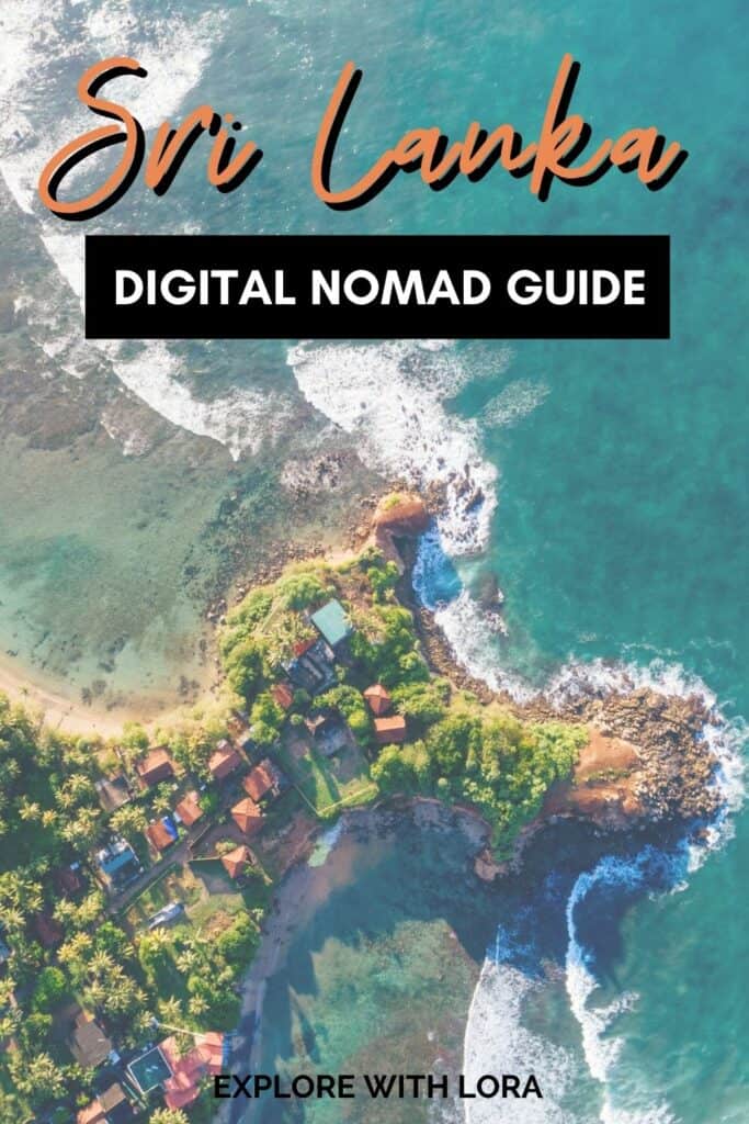 sri lanka digital nomad pin