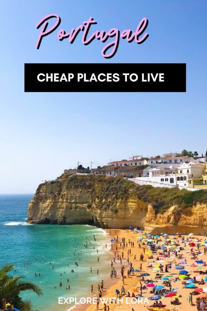 cheap places to live in portugal pin