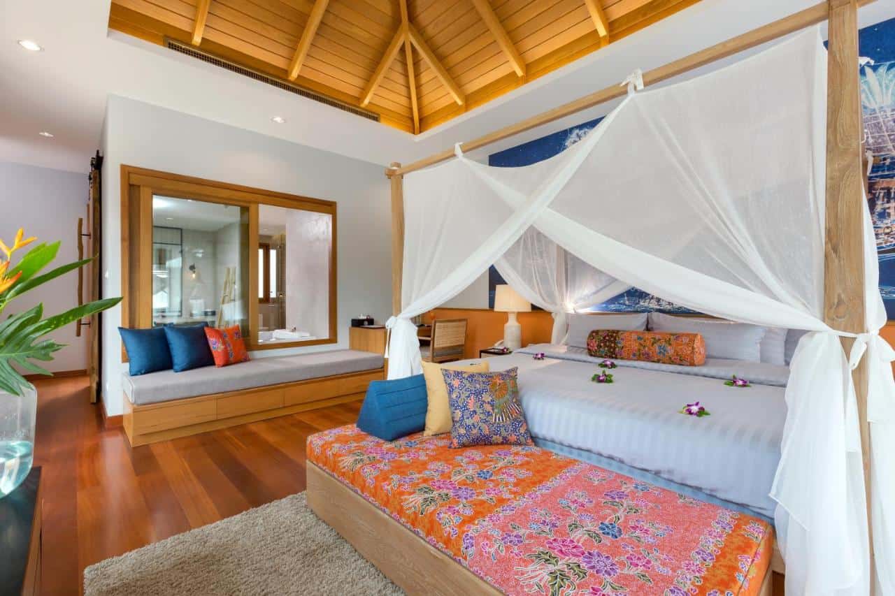 bedroom in krabi resort