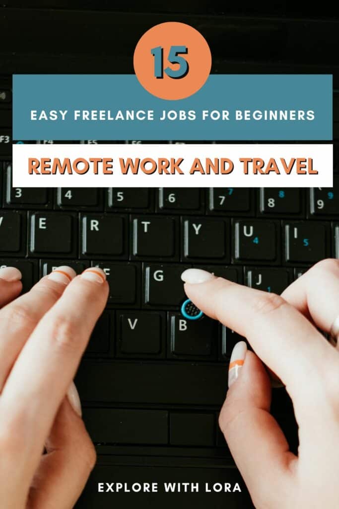 easy freelance jobs for beginners pin