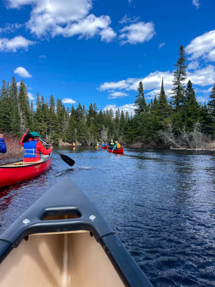 canoes on the northern forest canoe trail