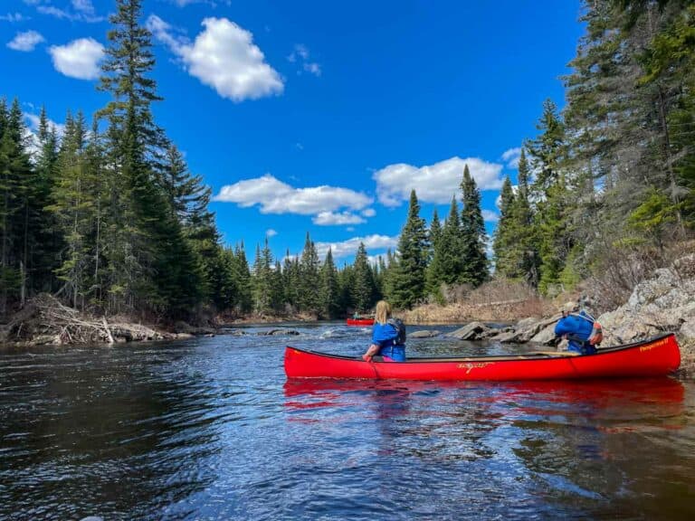 canoe on the northern forest canoe trail